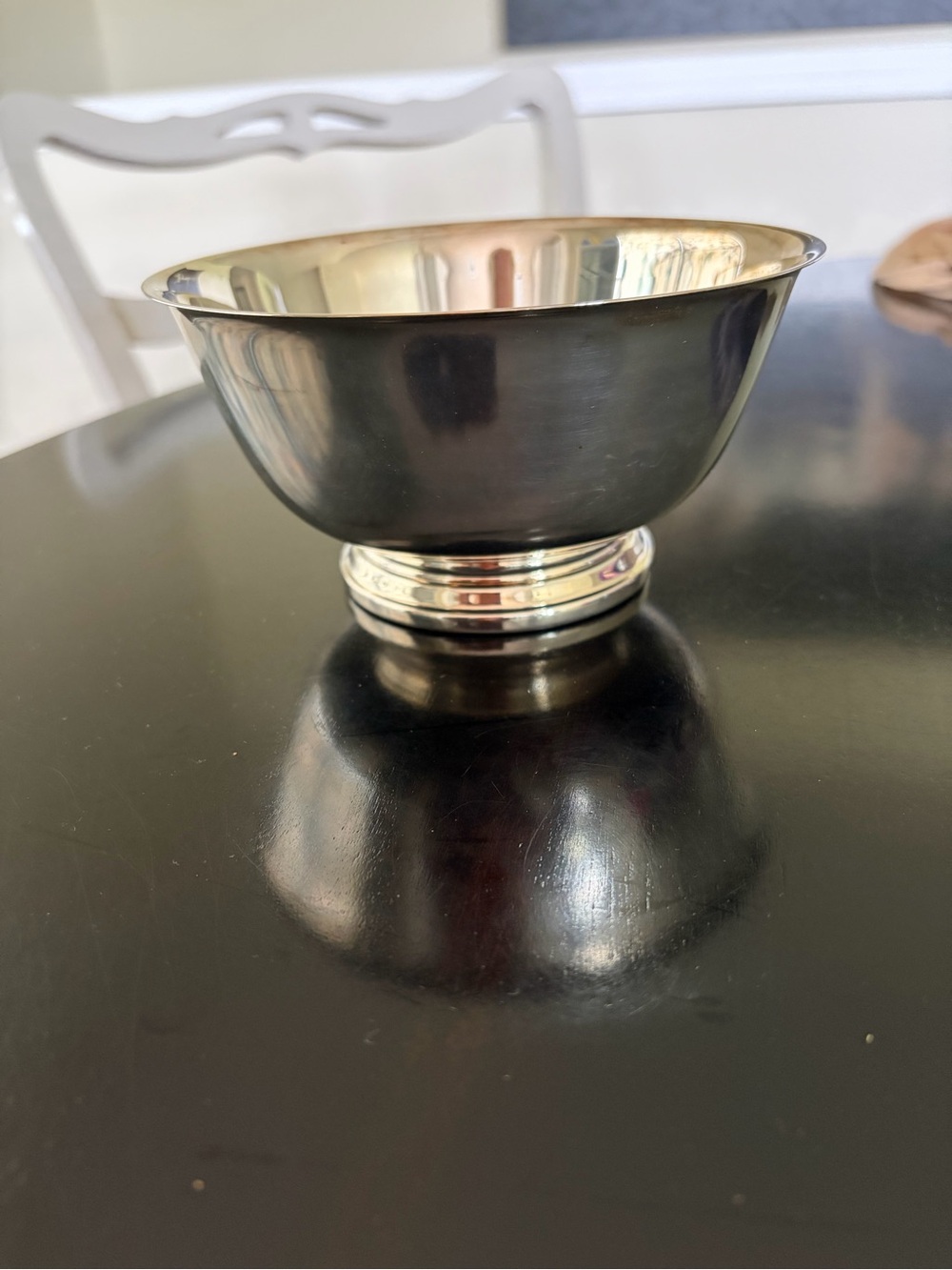 Vintage Paul Revere 6” bowl by Oneida USA. Silver plate.
